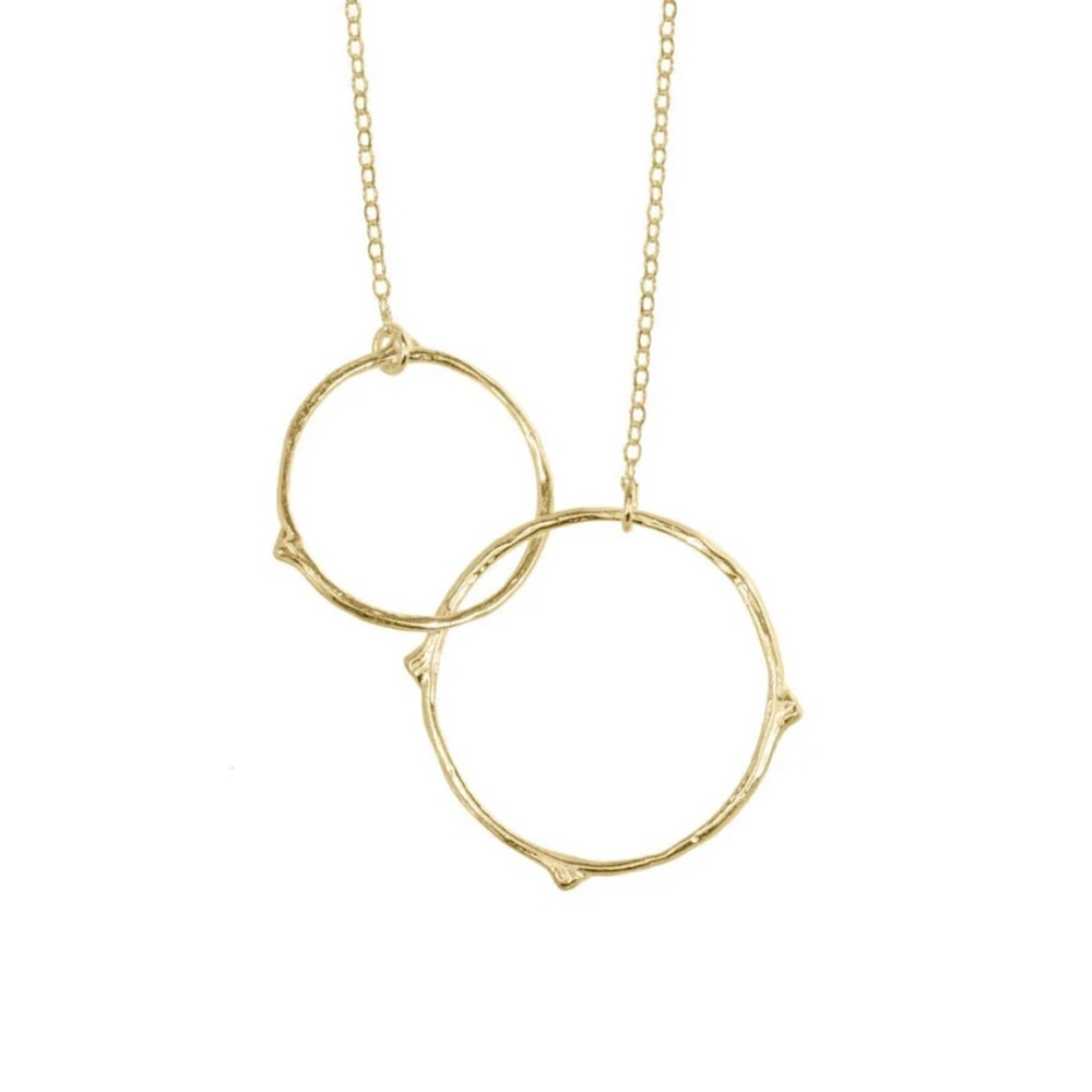 Catherine Weitzman hand made 18k vermeil necklace